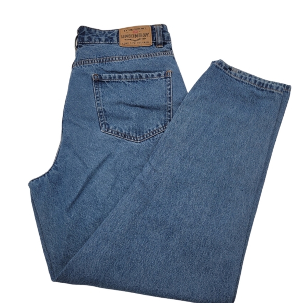 Vintage 90's Union Bay Cotton High Rise Straight Leg Mom Jeans Size 9